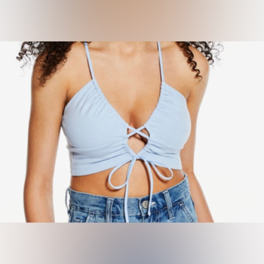 Seriously soft cropped bungee tank